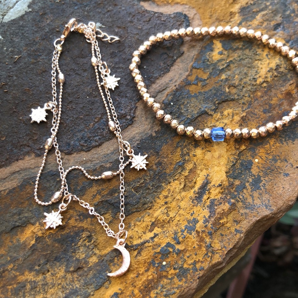 🆕 3pc anklet set